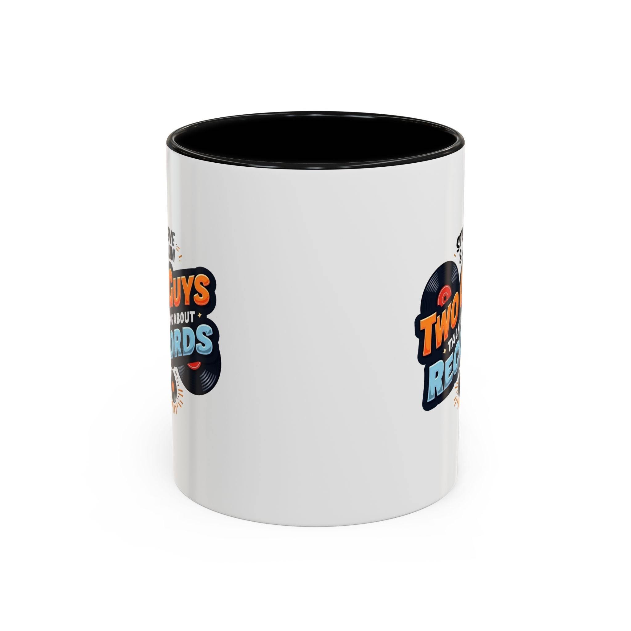 Two Guys Talking About Records Accent Coffee Mug (11/15oz)