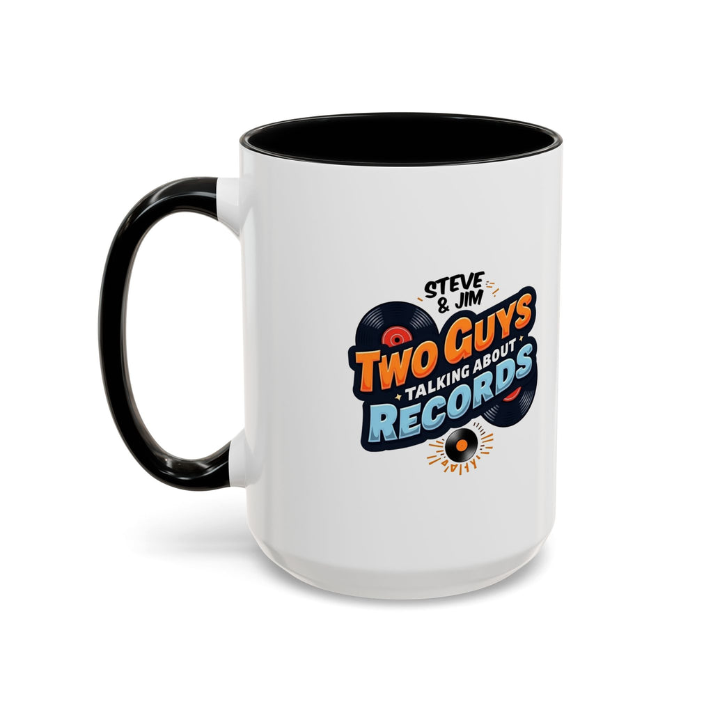 Two Guys Talking About Records Accent Coffee Mug (11/15oz)