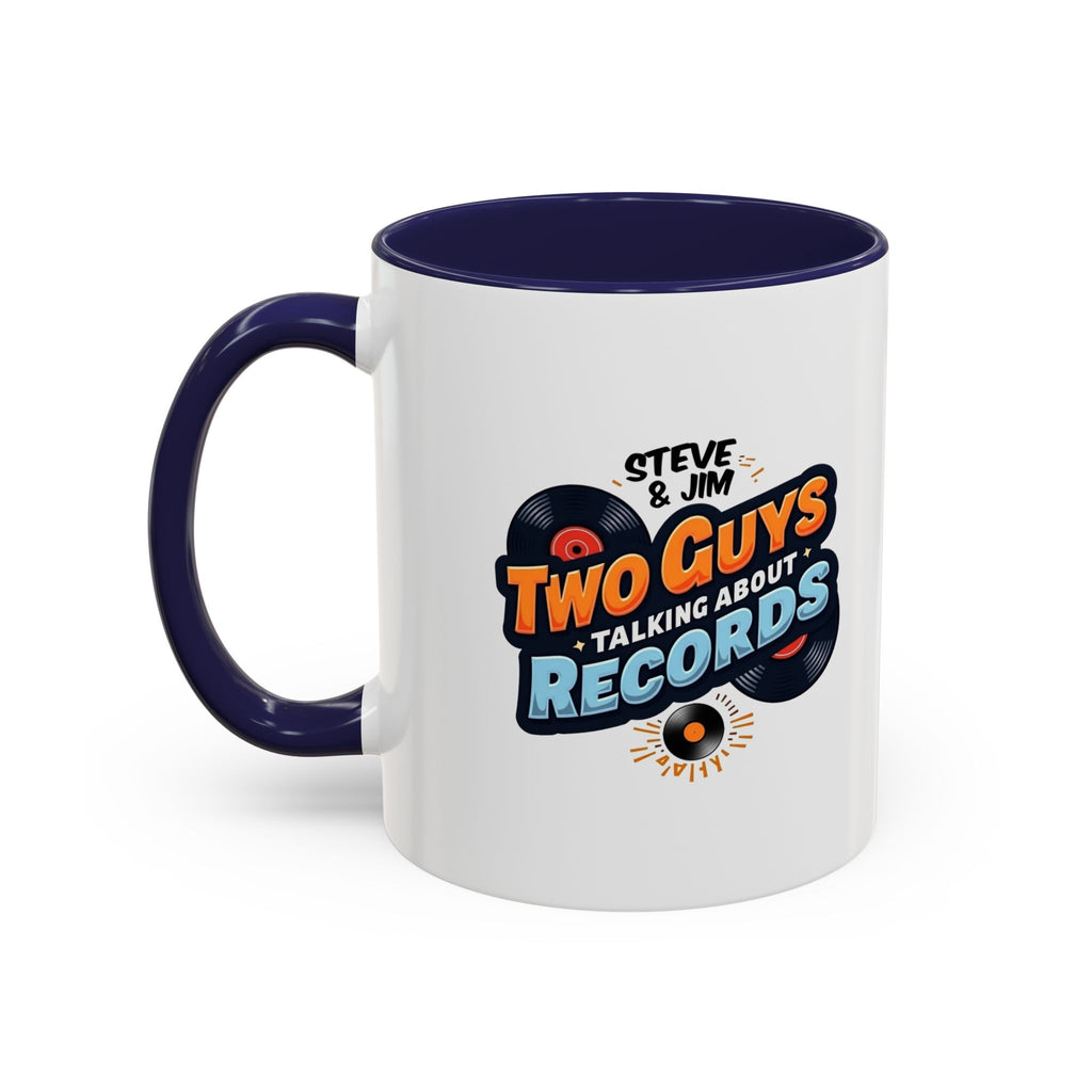 Two Guys Talking About Records Accent Coffee Mug (11/15oz)