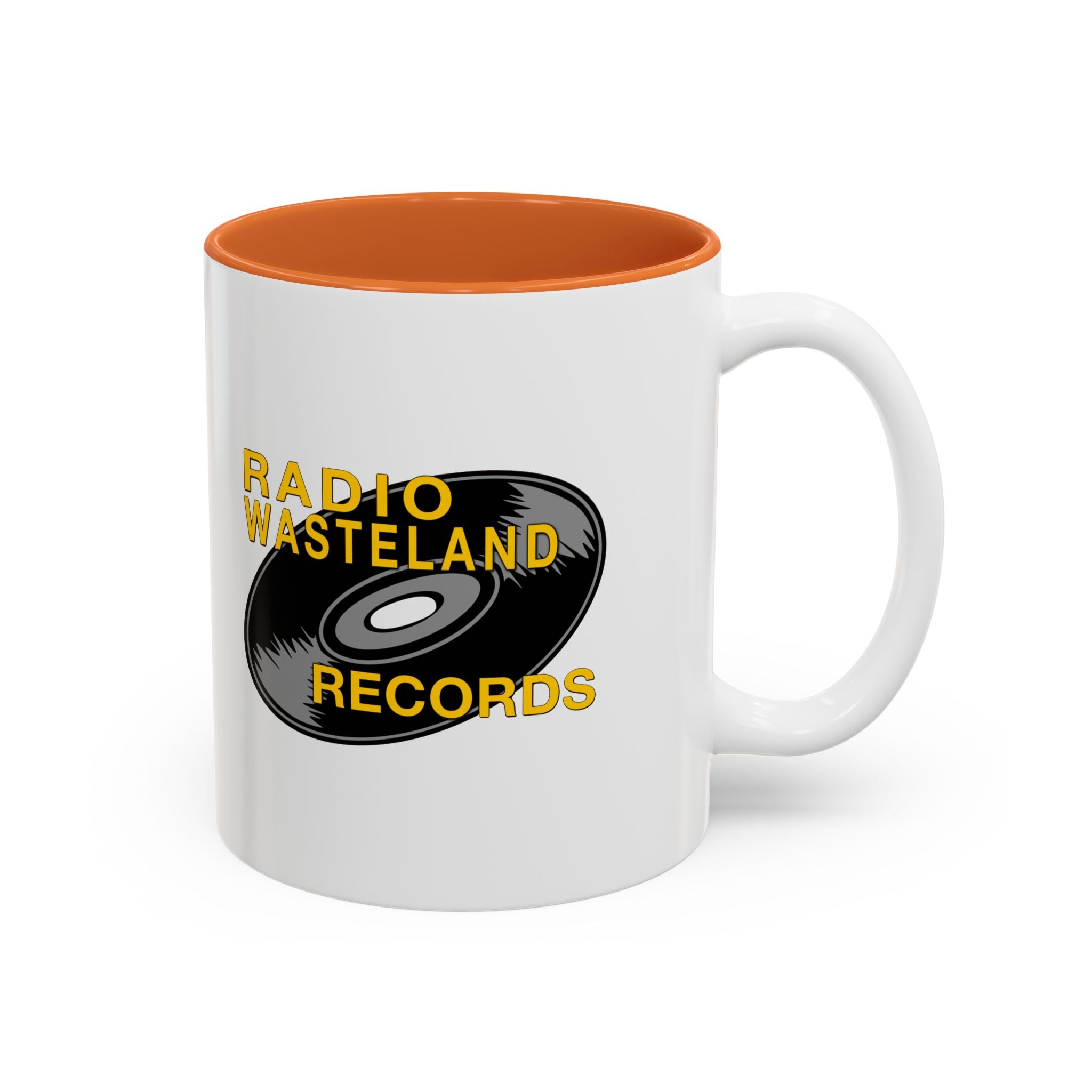 Radio Wasteland two-tone mug