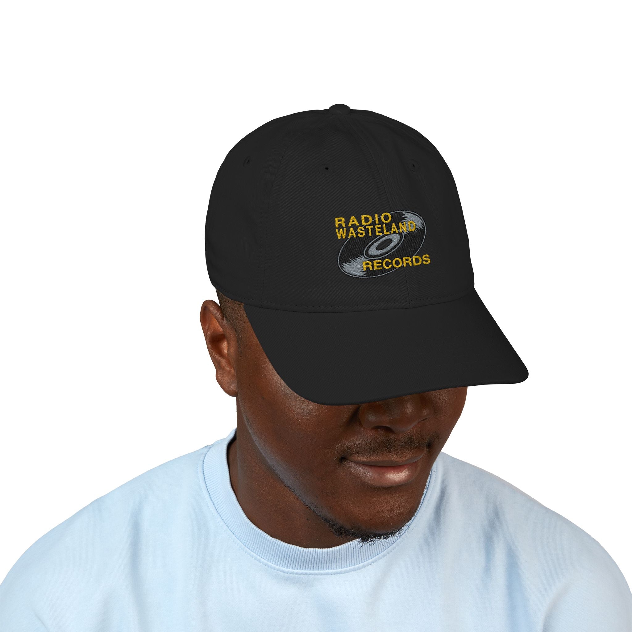 Vintage Vinyl Embroidered Baseball Cap