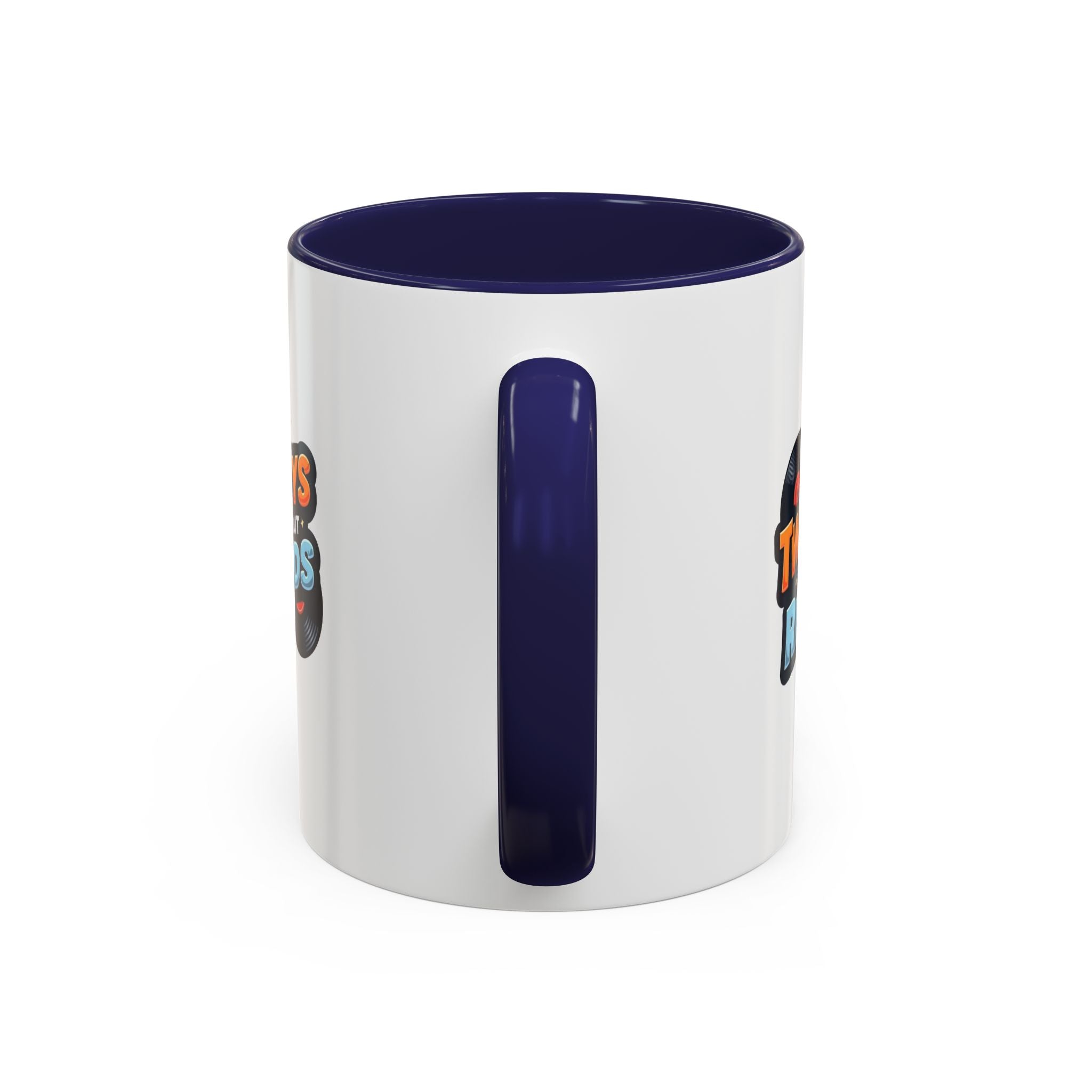 Two Guys Talking About Records Accent Coffee Mug (11/15oz)