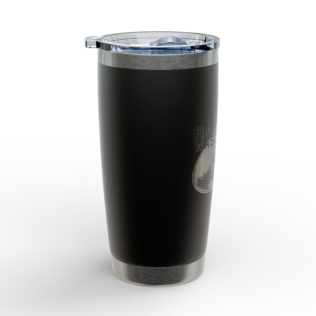 Engraved 20oz Tumbler — Radio Wasteland Records Logo