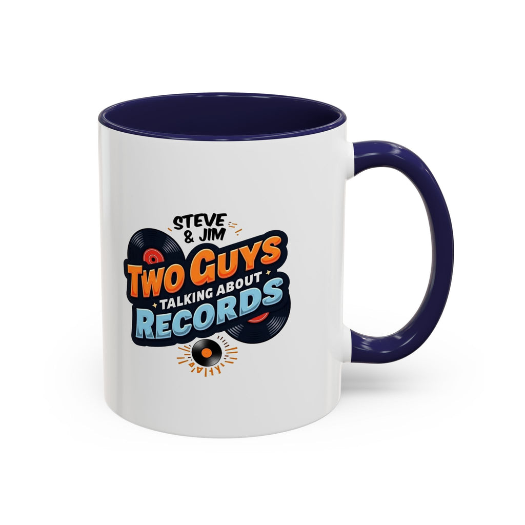 Two Guys Talking About Records Accent Coffee Mug (11/15oz)