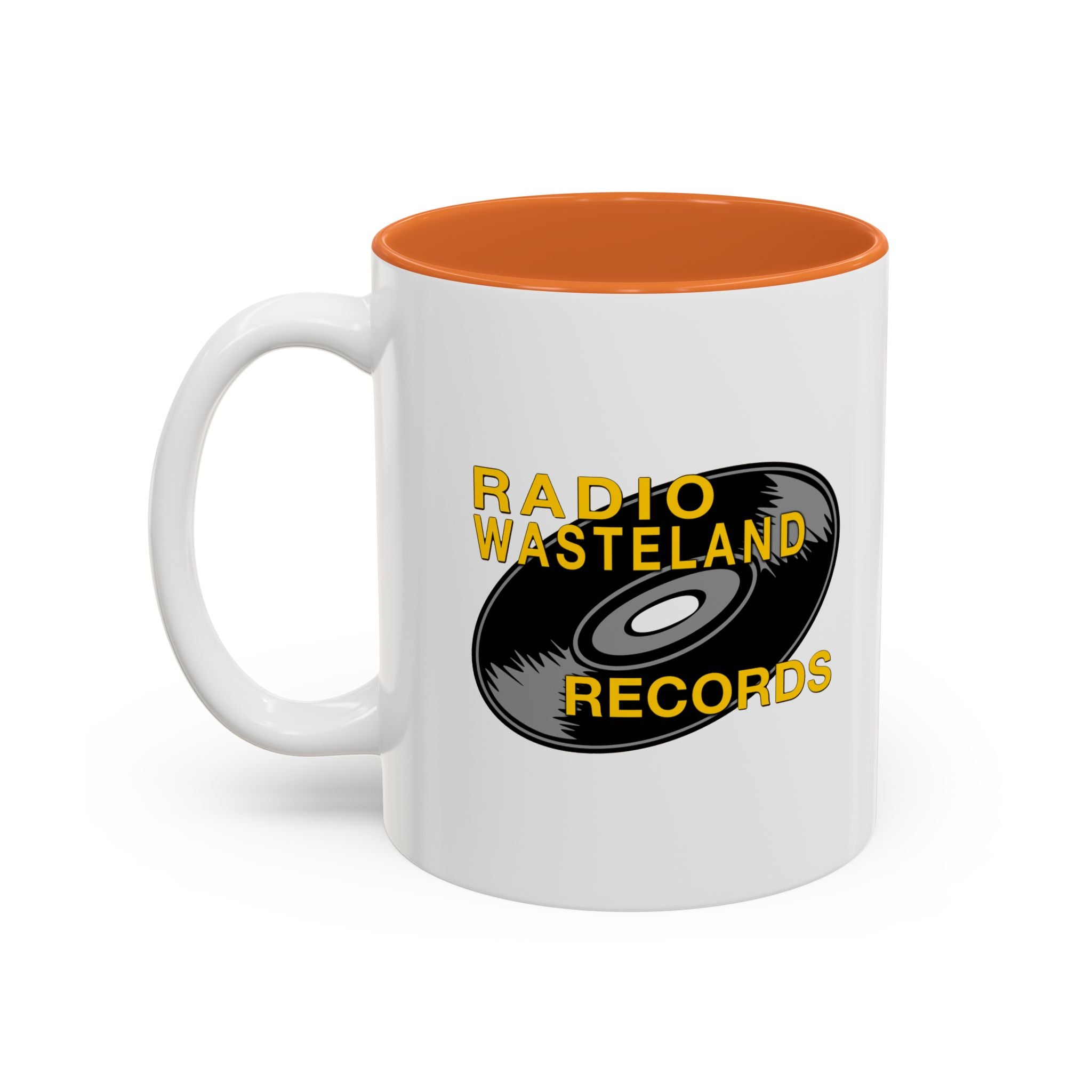 Radio Wasteland two-tone mug