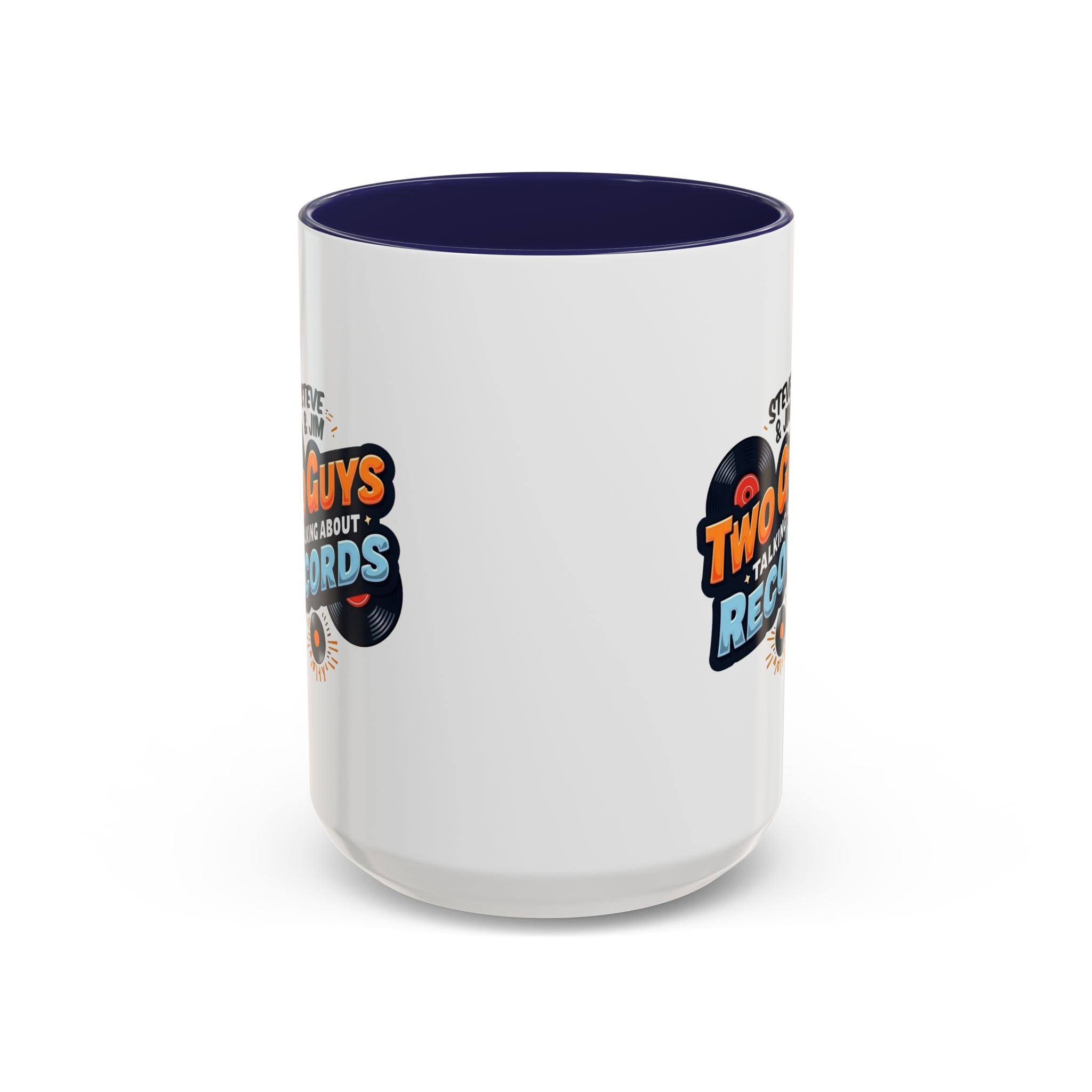 Two Guys Talking About Records Accent Coffee Mug (11/15oz)