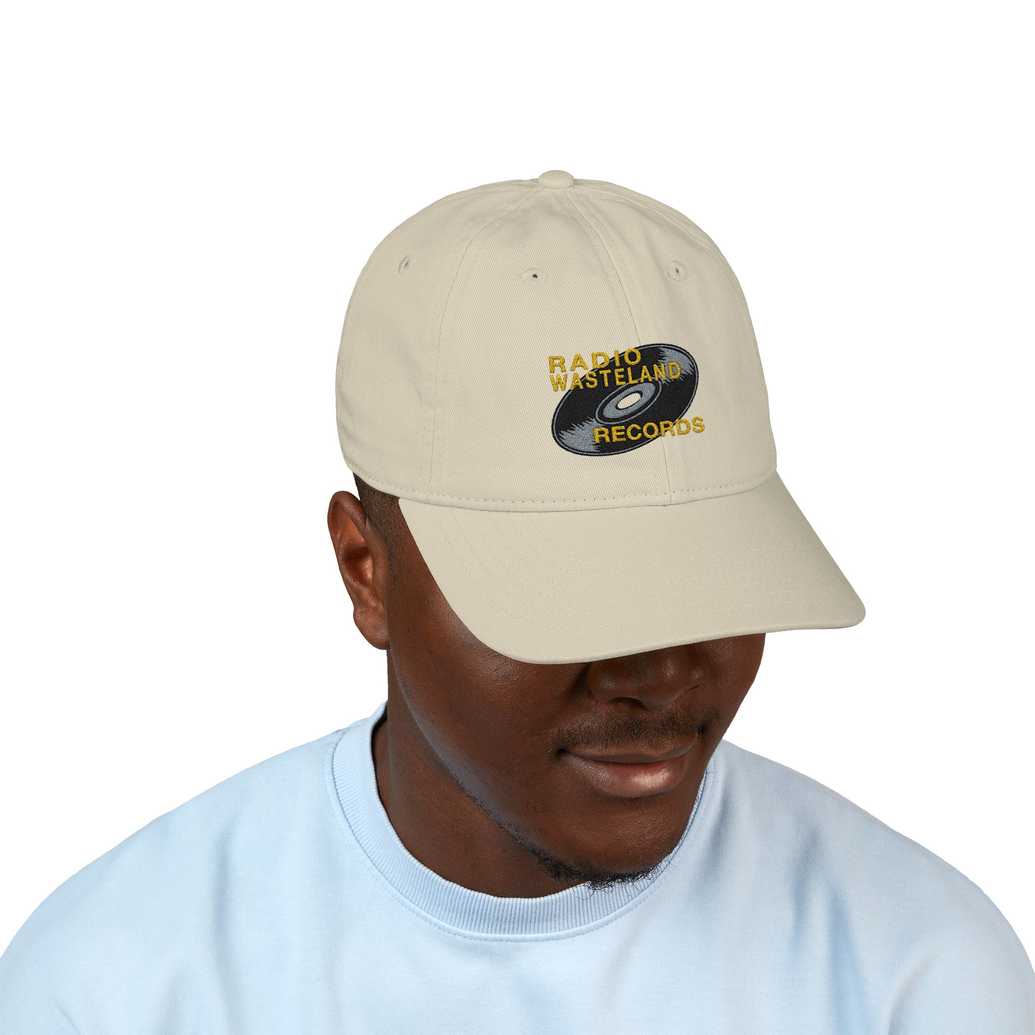 Vintage Vinyl Embroidered Baseball Cap