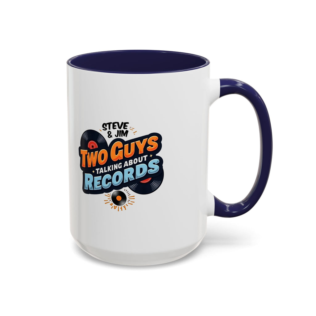 Two Guys Talking About Records Accent Coffee Mug (11/15oz)