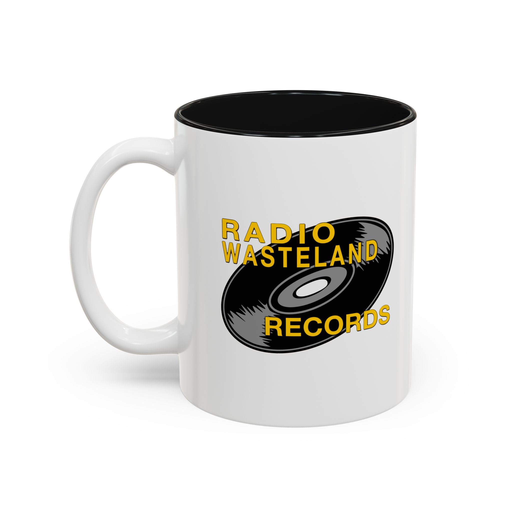 Radio Wasteland two-tone mug