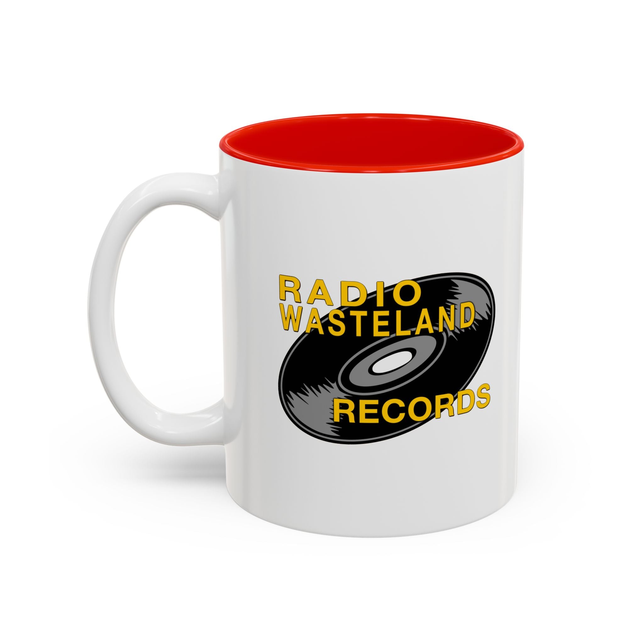 Radio Wasteland two-tone mug