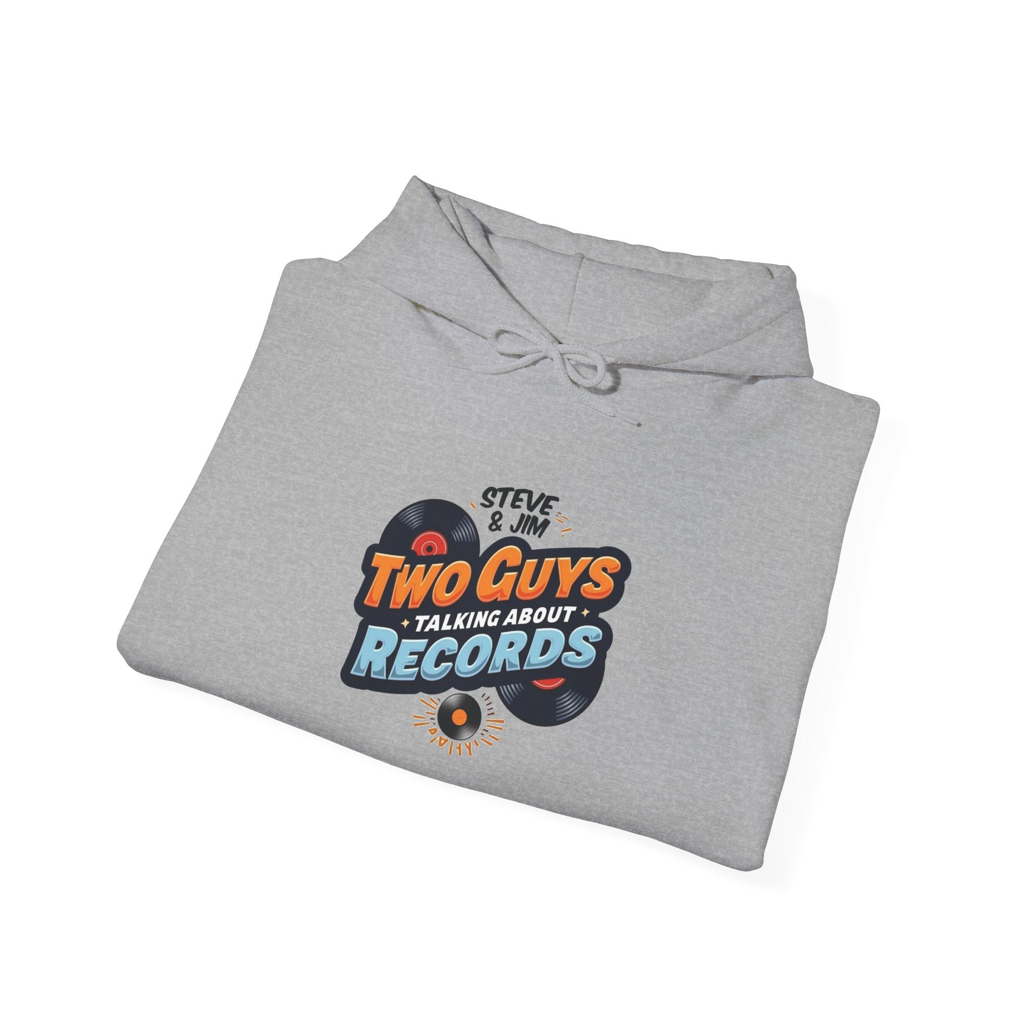Two Guys Talking Vinyl Records Hoodie